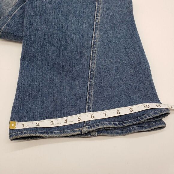 Veronica Beard Flare Jeans Womens 24 Blue Sheridan Exaggerated Flare High Rise - Picture 11 of 12